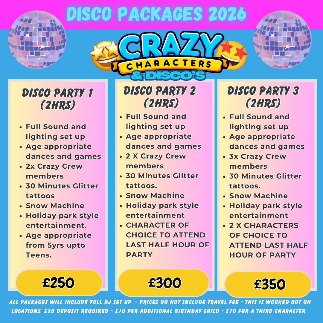 Disco Packages 2026